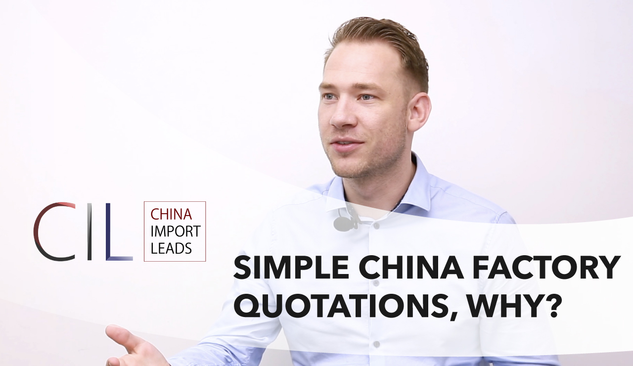China factory quotations, PI or PO's CIL China