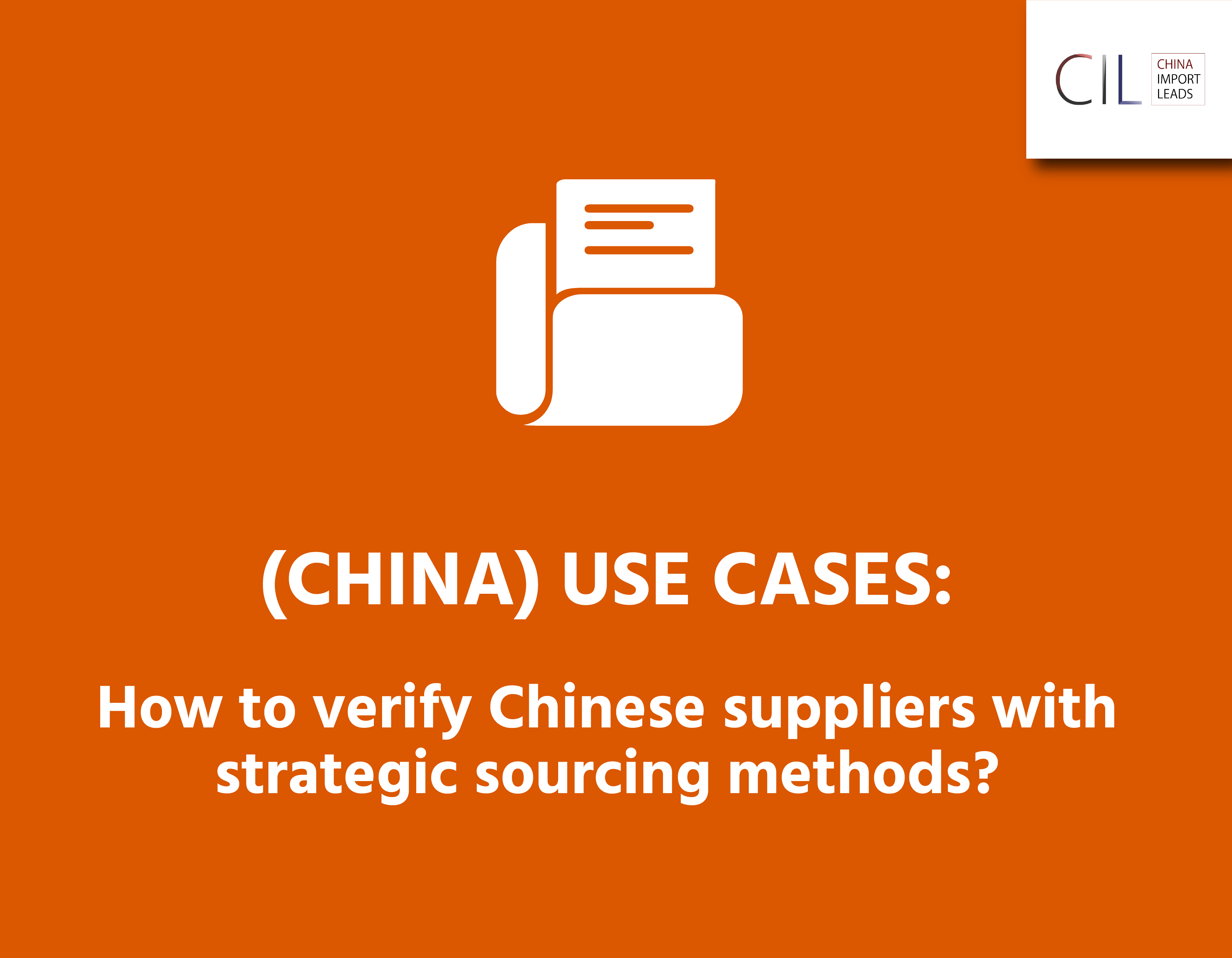 How to verify Chinese suppliers in China CIL China